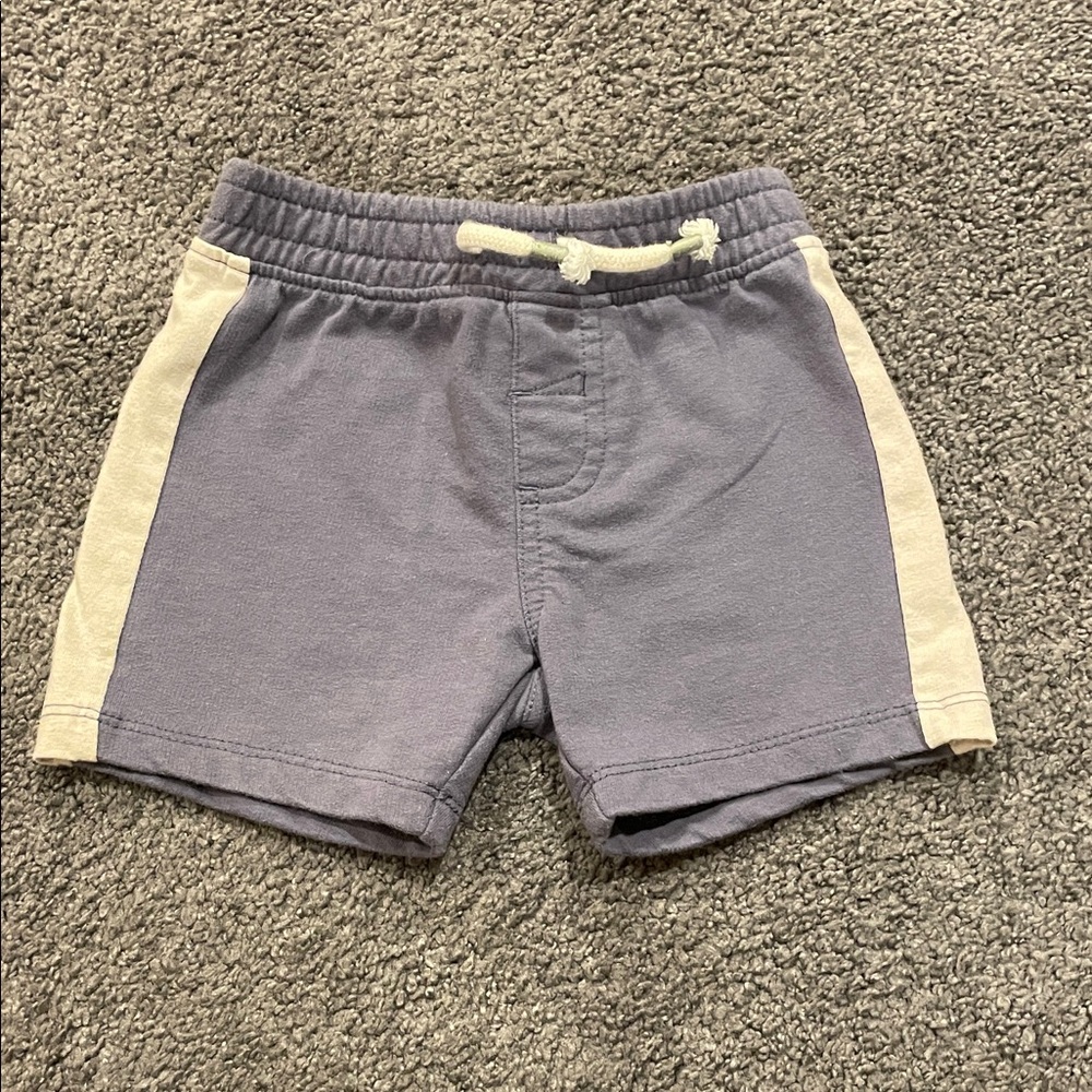 EUC Stylish Kids 12m Shorts in Gray and White